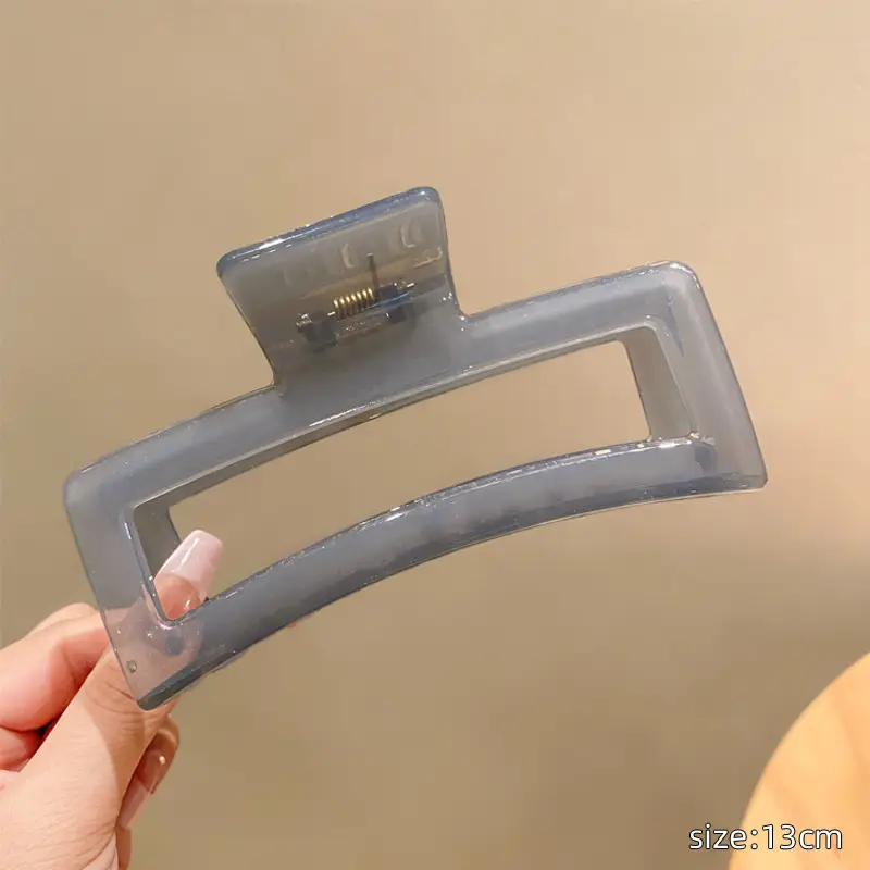 13cm Oversized Acrylic Hair Shark Clip Multi-Head Hairpin - Image 8