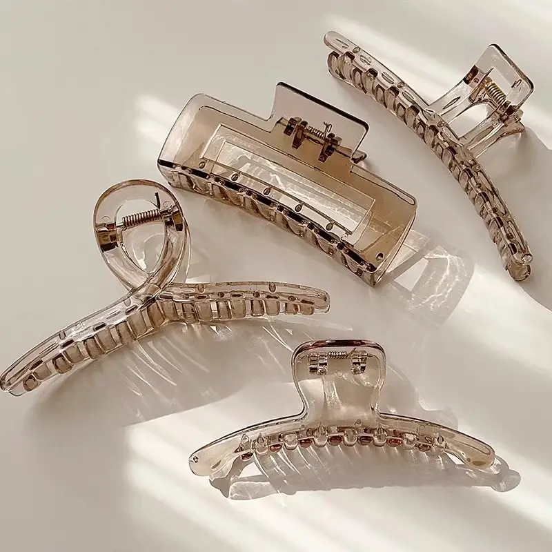 Korean Style Transparent Hair Clip Large Women - Image 6