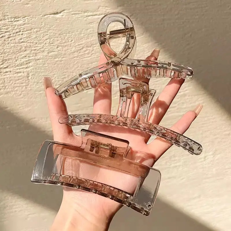 Korean Style Transparent Hair Clip Large Women - Image 7