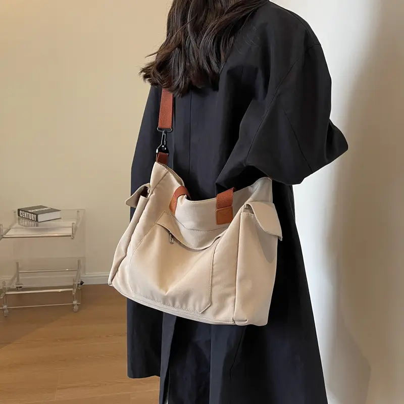 Large Canvas Tote Bag for Women College Student 2025 - Image 4