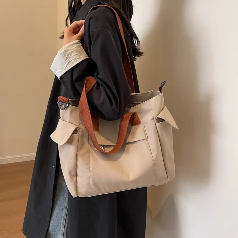 Large Canvas Tote Bag for Women College Student 2025 - Image 7