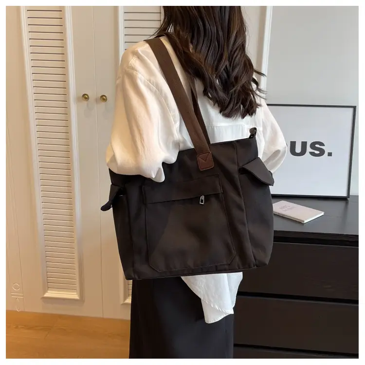 Large Canvas Tote Bag for Women College Student 2025 — feature 11
