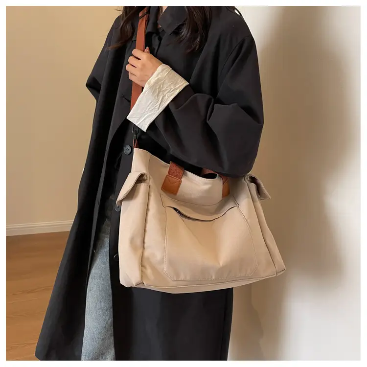Large Canvas Tote Bag for Women College Student 2025 — feature 17