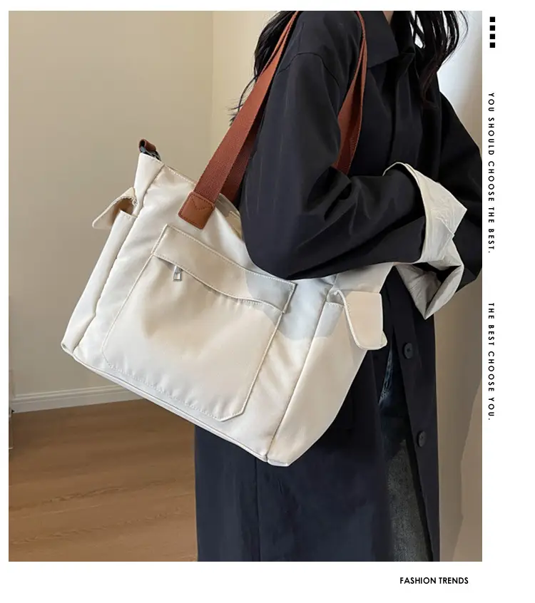 Large Canvas Tote Bag for Women College Student 2025 — feature 2