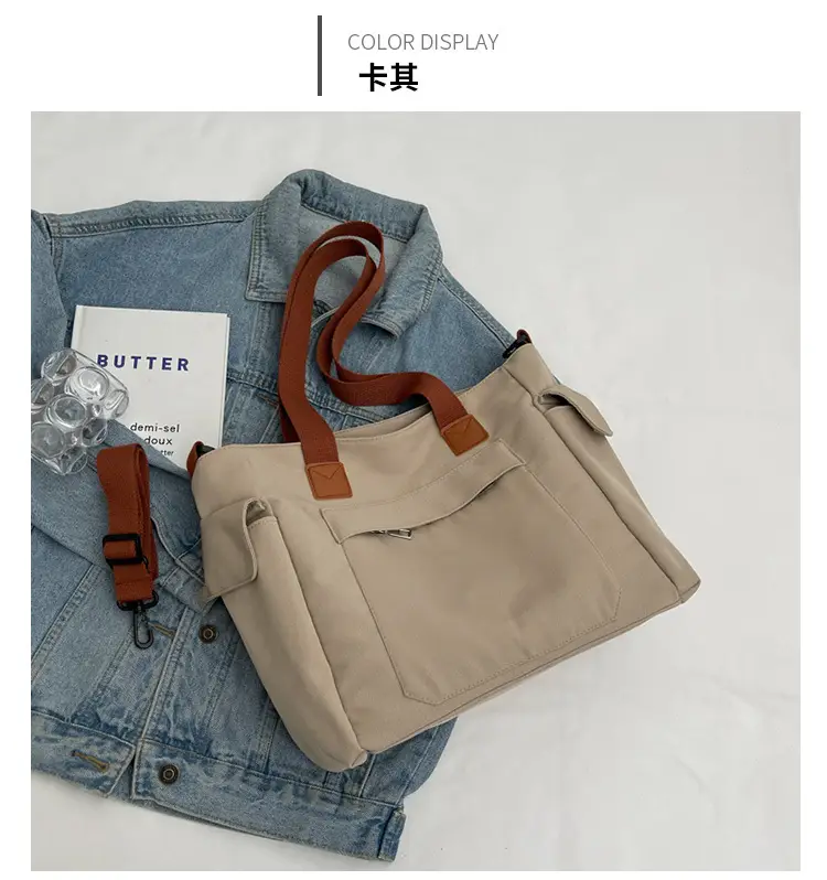 Large Canvas Tote Bag for Women College Student 2025 — feature 25