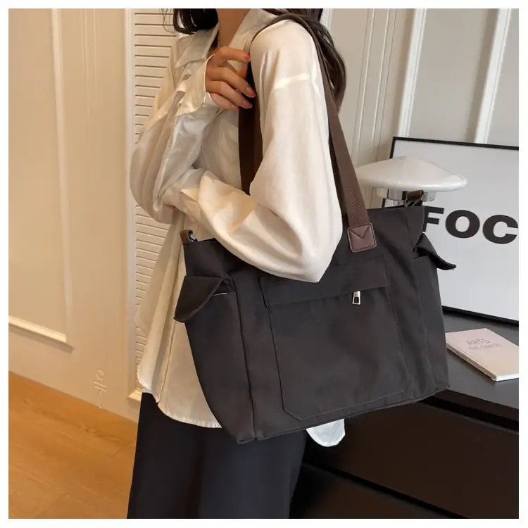 Large Canvas Tote Bag for Women College Student 2025 — feature 34
