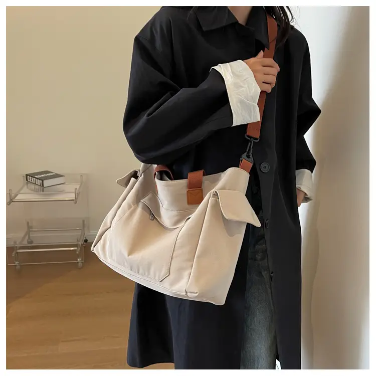 Large Canvas Tote Bag for Women College Student 2025 — feature 37