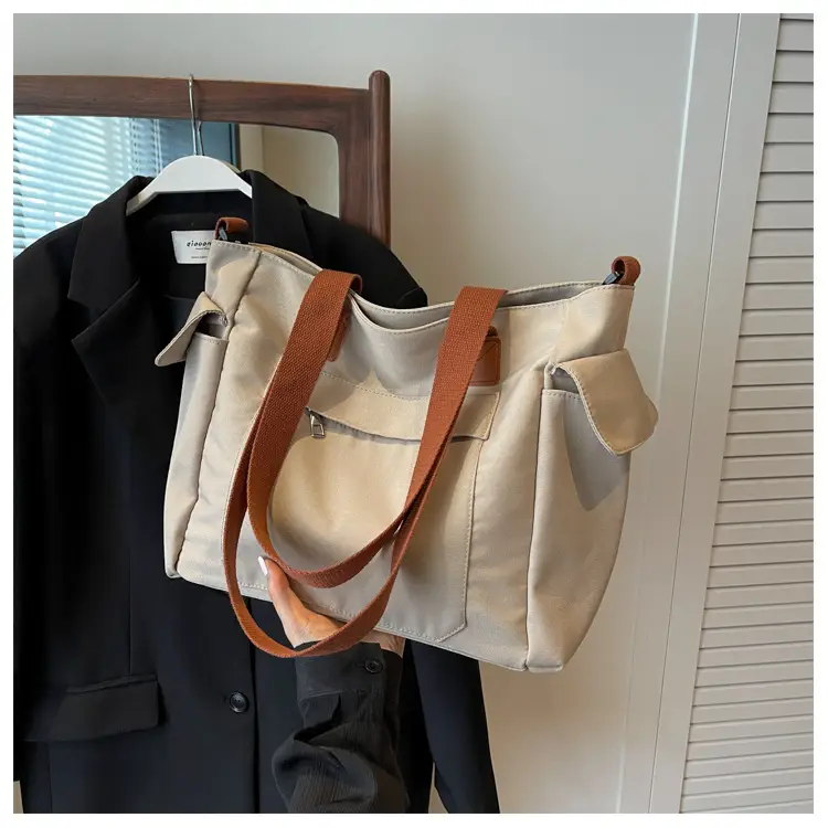 Large Canvas Tote Bag for Women College Student 2025 — feature 54