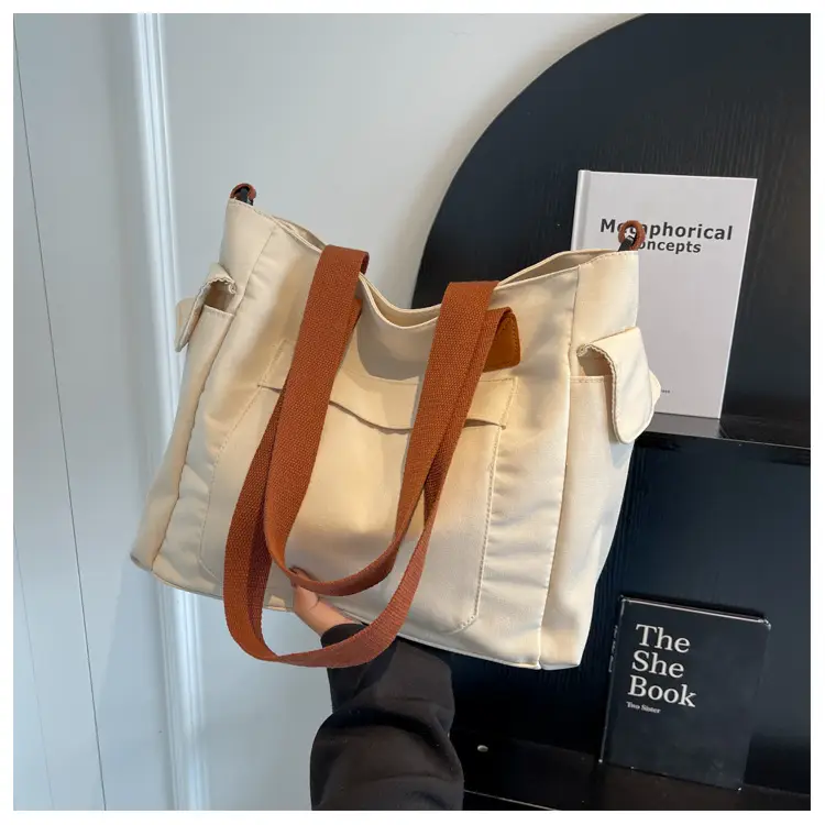 Large Canvas Tote Bag for Women College Student 2025 — feature 69
