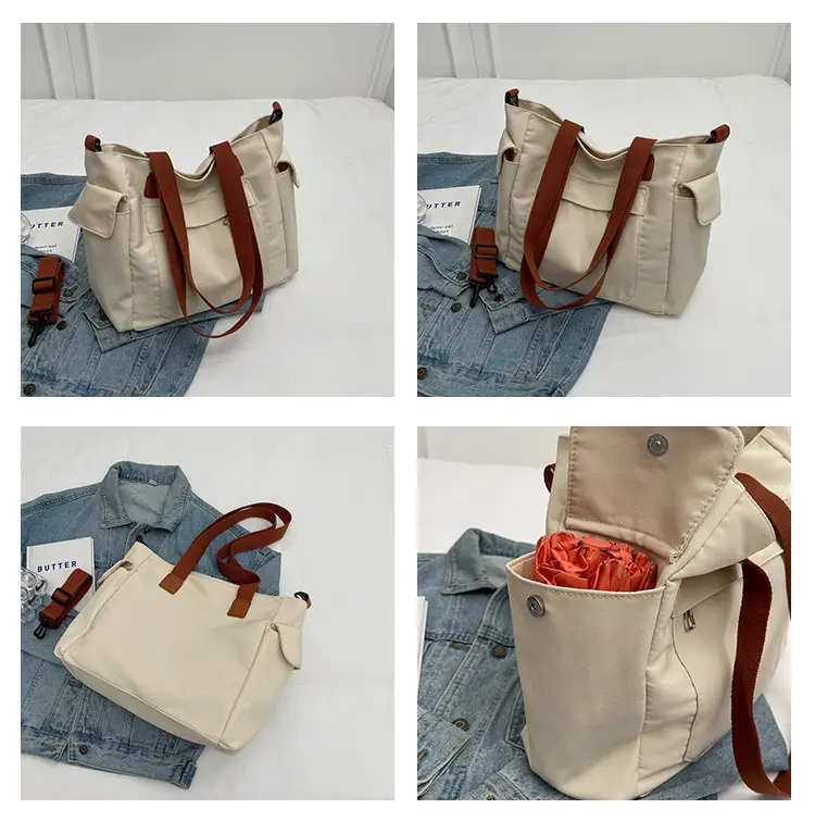 Large Canvas Tote Bag for Women College Student 2025 — feature 9