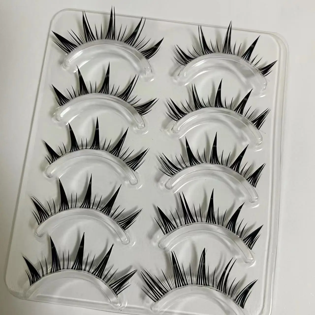 False Eyelashes Camellia Pointed Tail Thick Whole Piece — feature 7