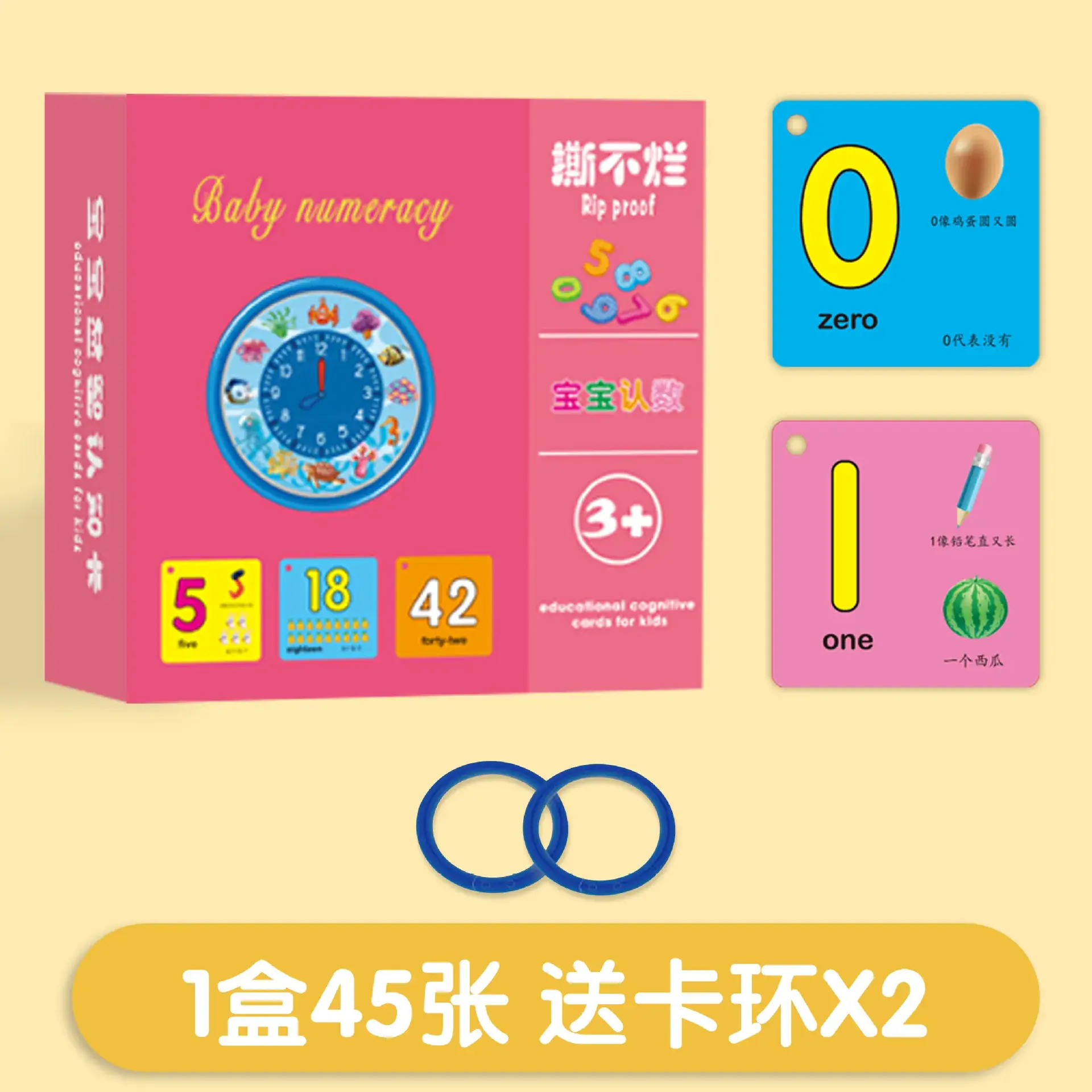 Baby Cognitive Cards Double-Sided Flashcards for Children 0-3 Yrs - Image 3