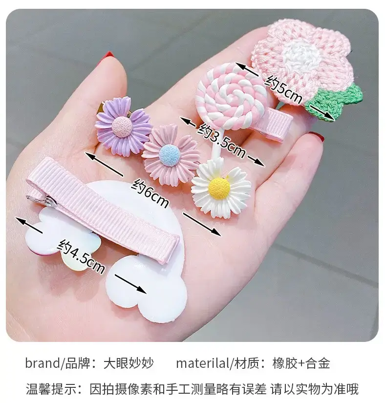 Cute Rainbow Hair Clips for Girls 14 Pcs — feature 10
