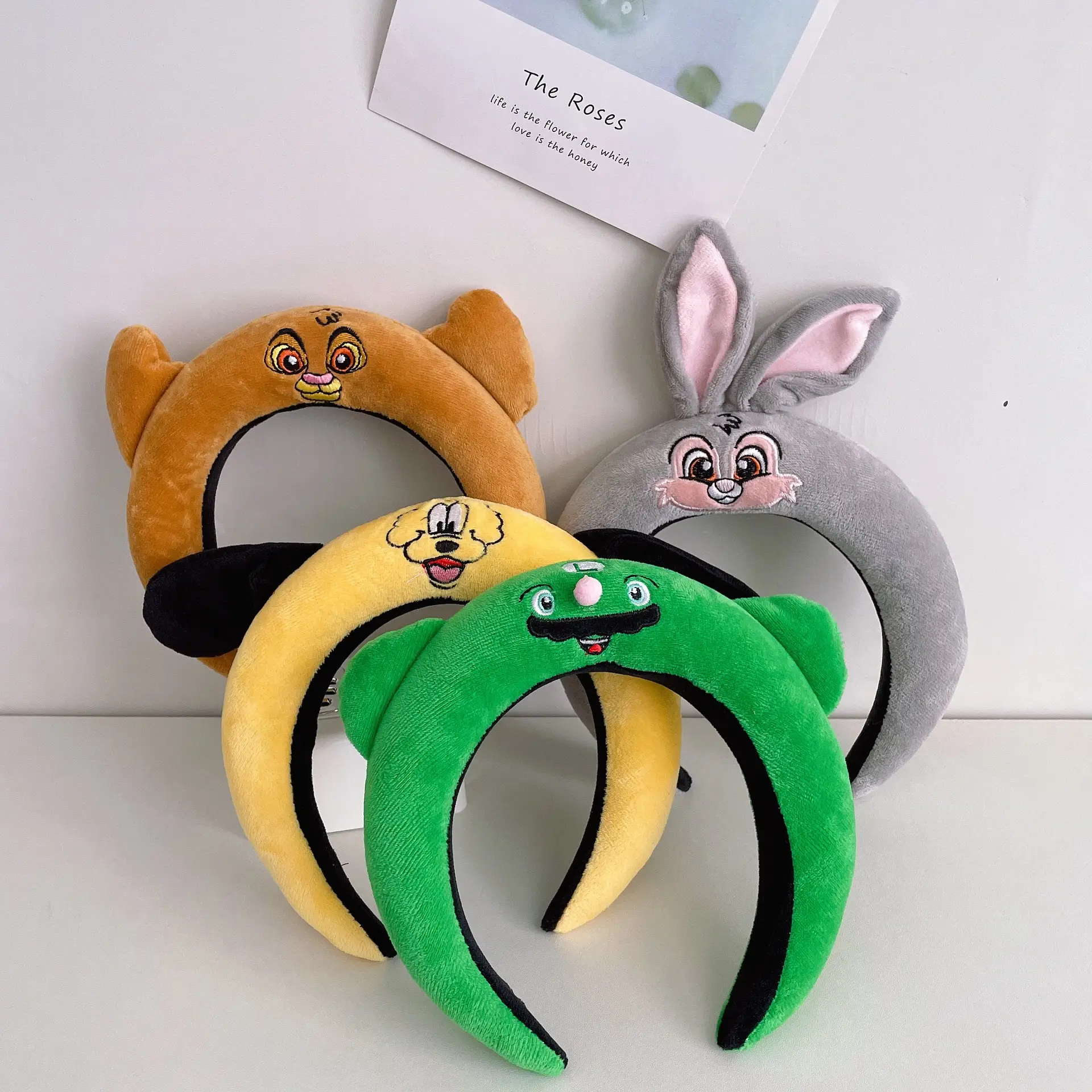 Cute Cartoon Headband with Pink Bow and Cat Ears — feature 5