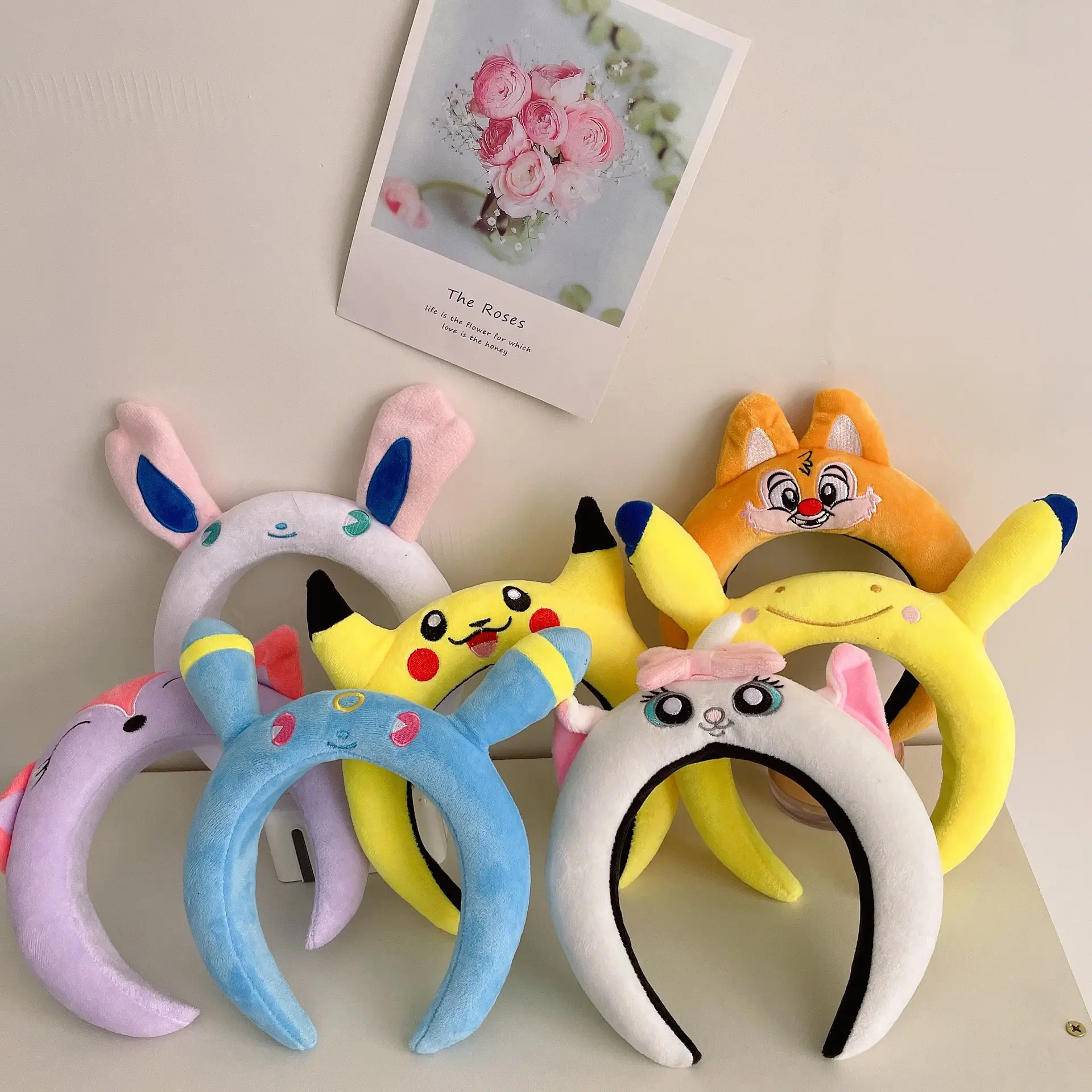 Cute Cartoon Headband with Pink Bow and Cat Ears — feature 7