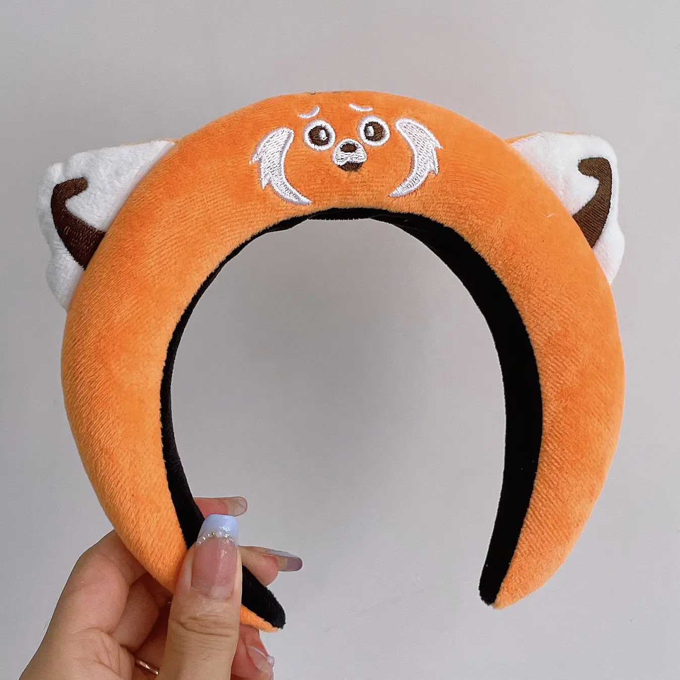 Cute Cartoon Headband with Pink Bow and Cat Ears