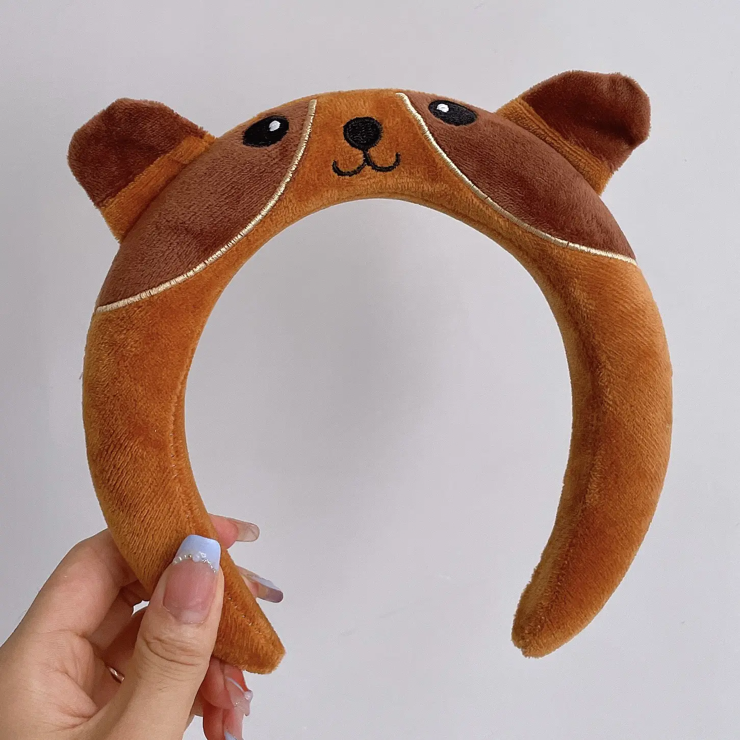 Cute Cartoon Headband with Pink Bow and Cat Ears