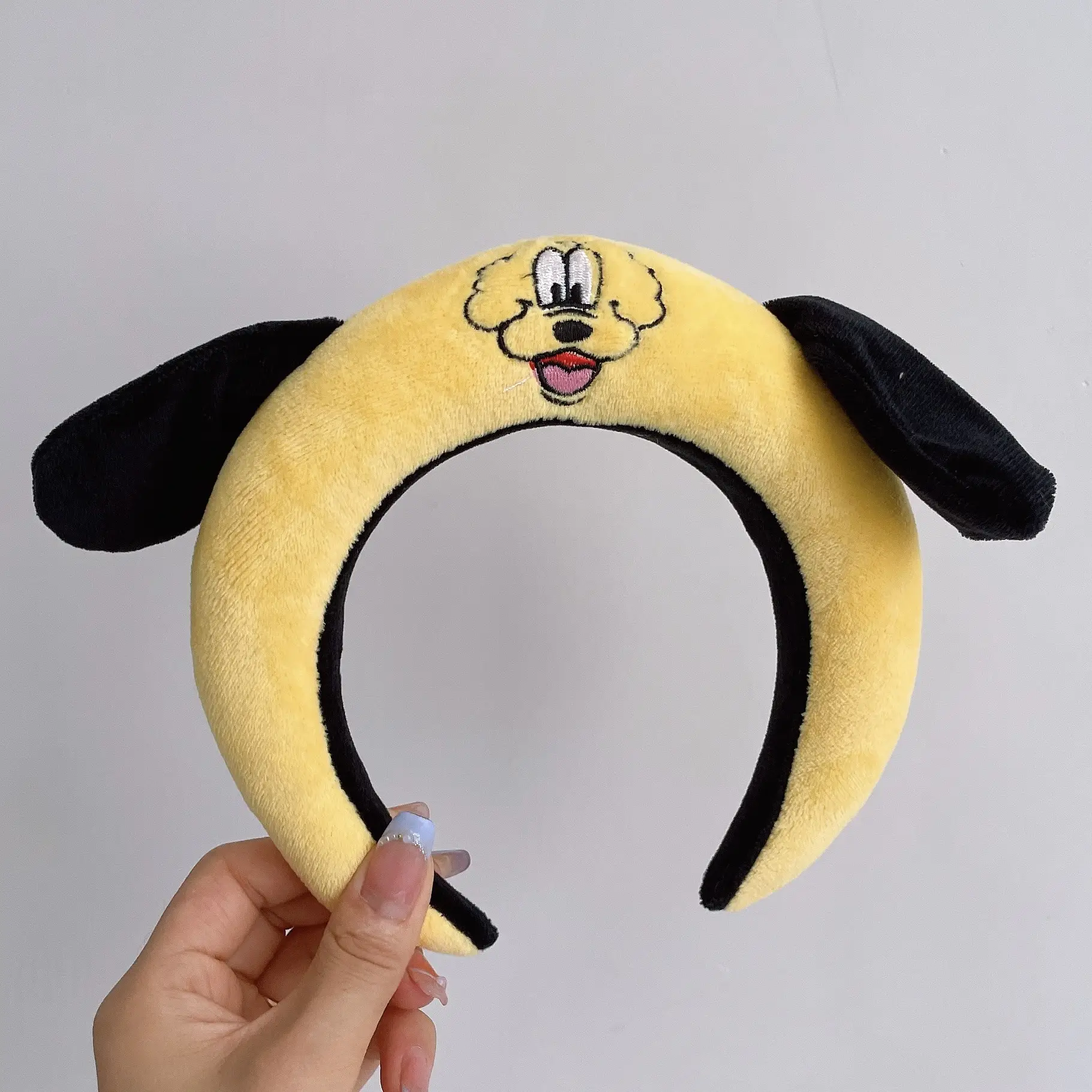 Cute Cartoon Headband with Pink Bow and Cat Ears