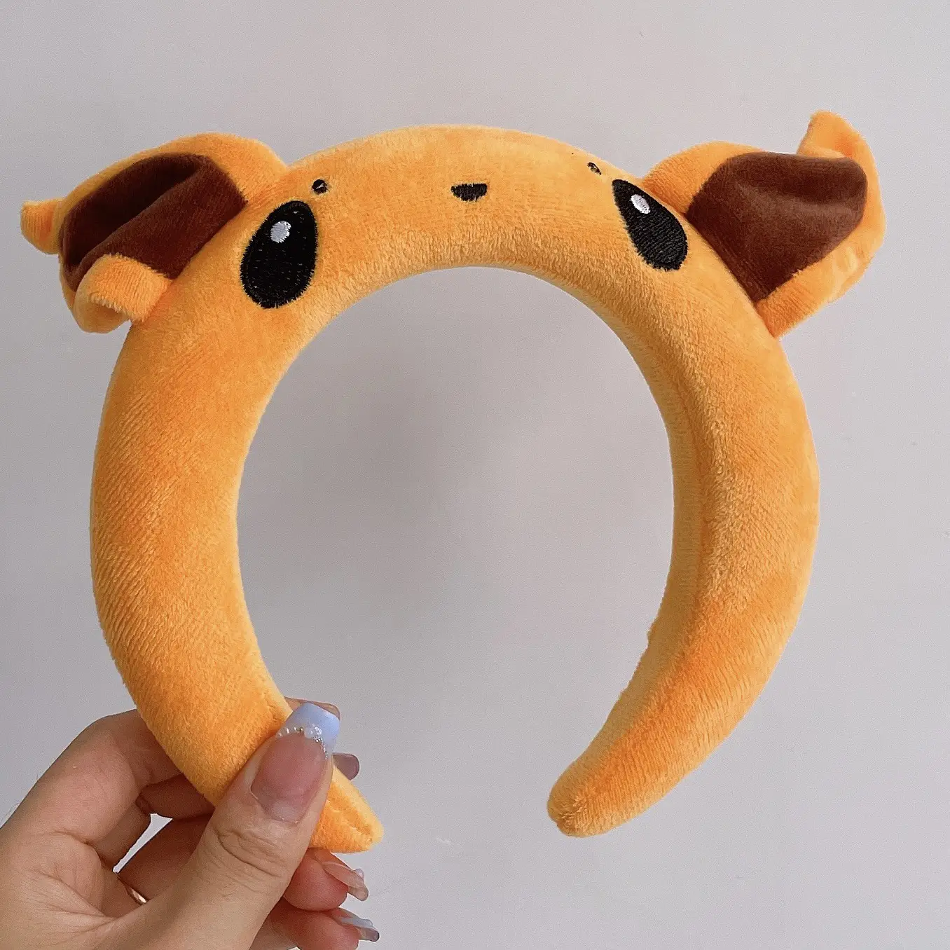 Cute Cartoon Headband with Pink Bow and Cat Ears