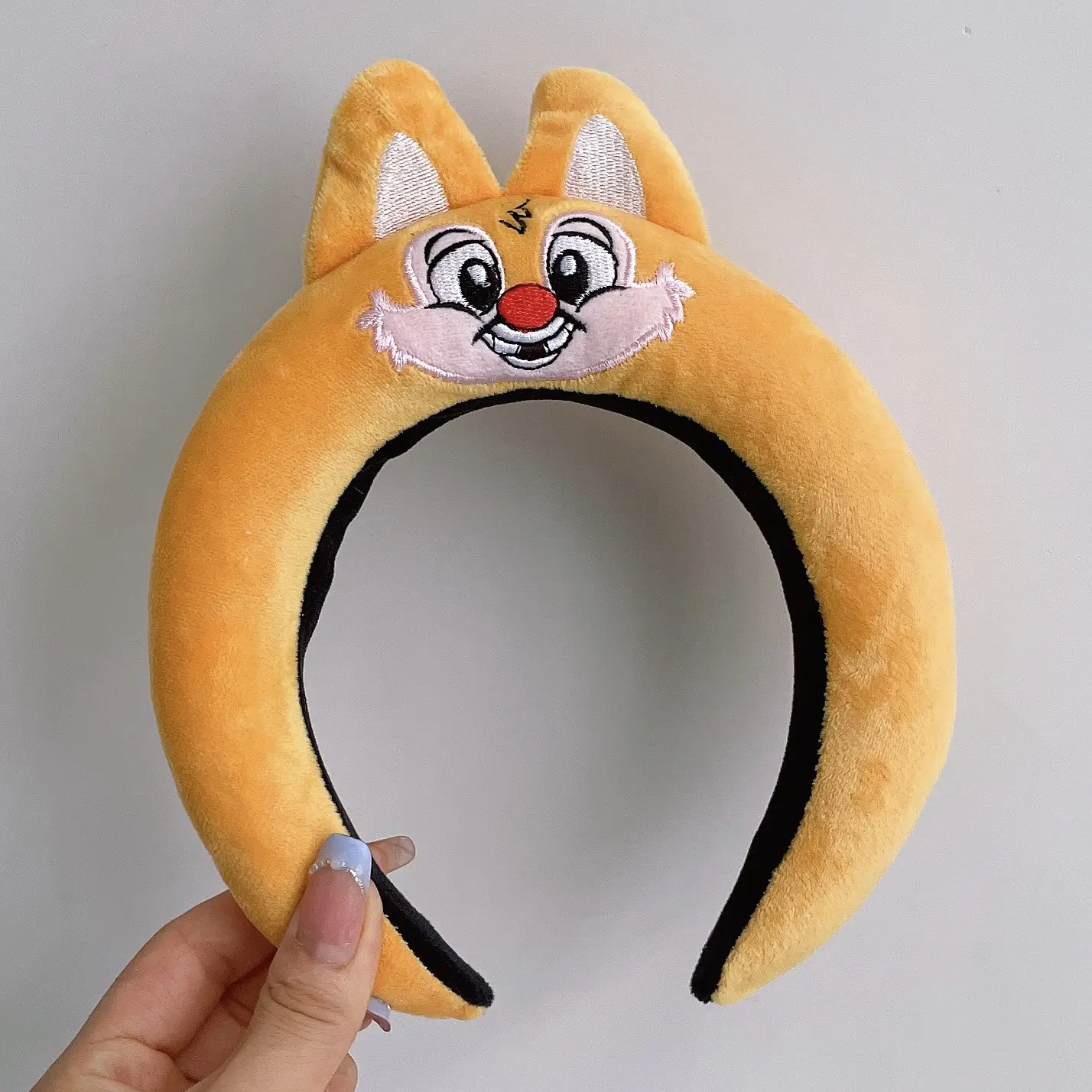 Cute Cartoon Headband with Pink Bow and Cat Ears