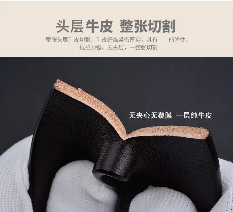 2023 New Men's Gold Pin Buckle Cowhide Belt — feature 8