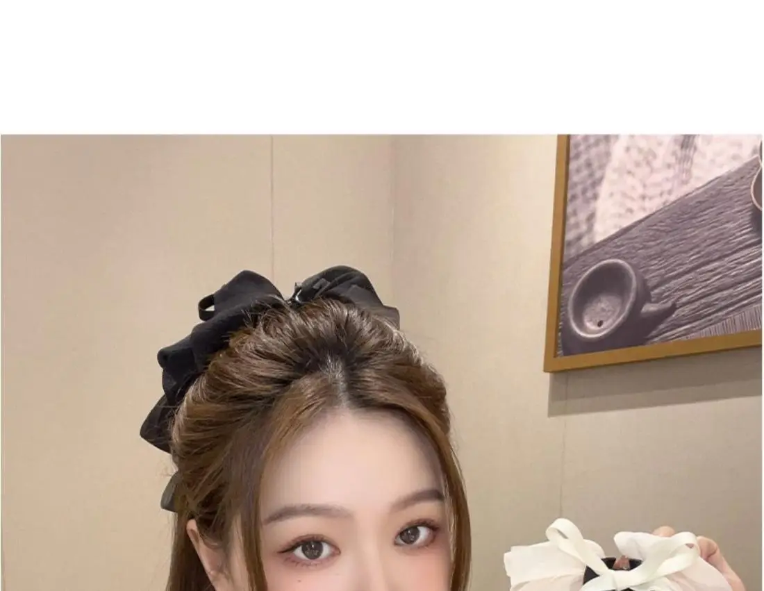 White Bow Hairpin for Women's Back of Head 2025 — feature 15