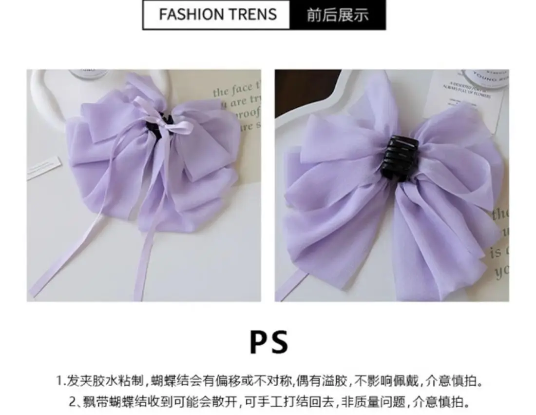 White Bow Hairpin for Women's Back of Head 2025 — feature 4