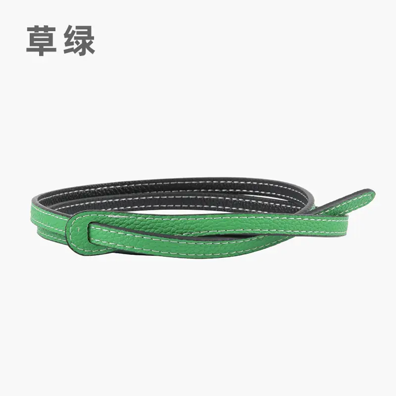 Women's Cowhide Belt Black Dual Use Summer Dress Belt - Image 10