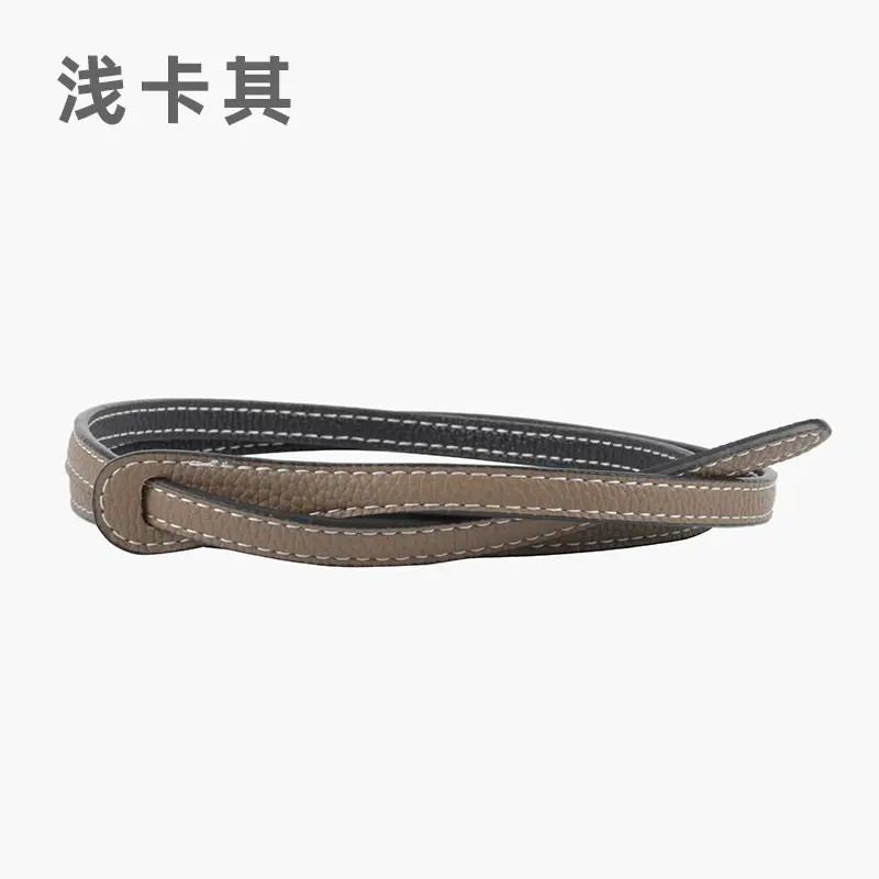 Women's Cowhide Belt Black Dual Use Summer Dress Belt - Image 5