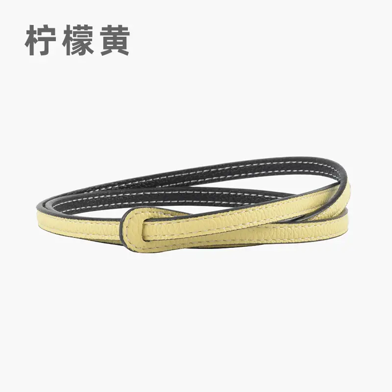 Women's Cowhide Belt Black Dual Use Summer Dress Belt - Image 6