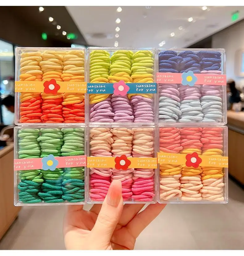 Children's Rubber Hair Bands Colorful High Elastic Baby Hair Accessories — feature 6