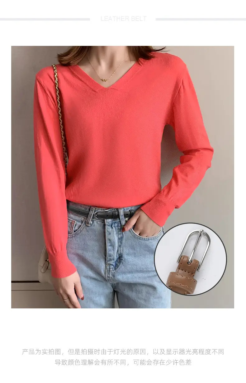 Black Genuine Leather Women's Belt for Jeans & Dress — feature 2