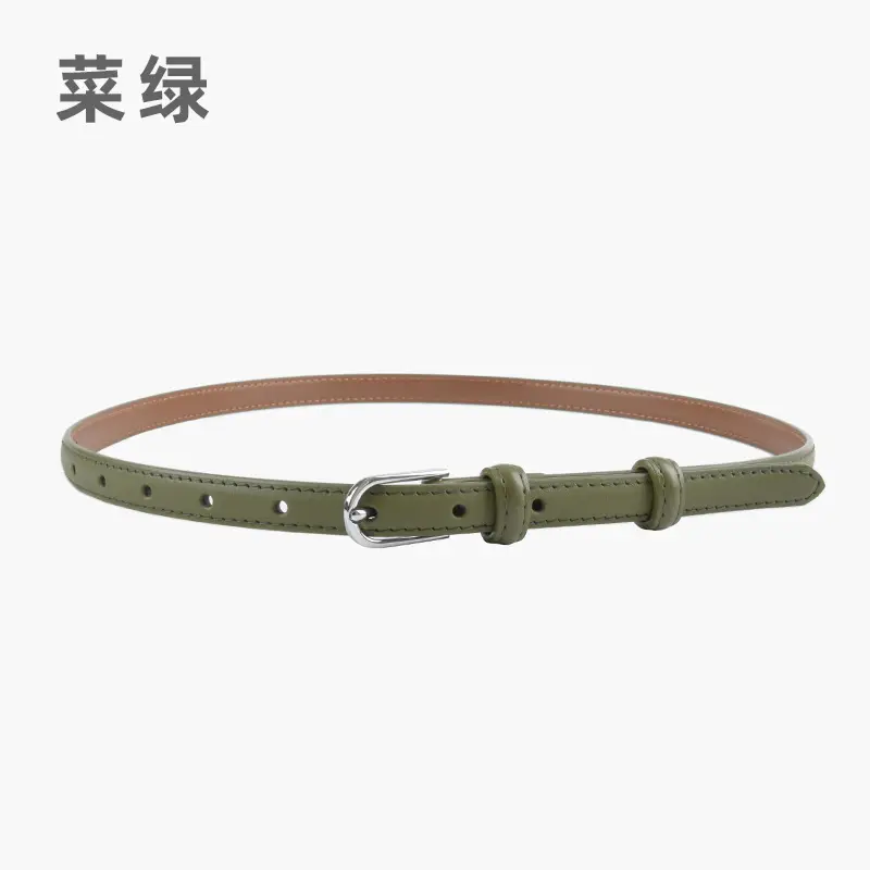 Black Genuine Leather Women's Belt for Jeans & Dress - Image 11