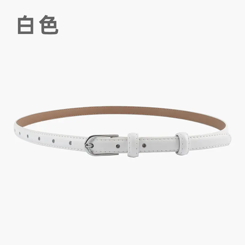 Black Genuine Leather Women's Belt for Jeans & Dress - Image 3
