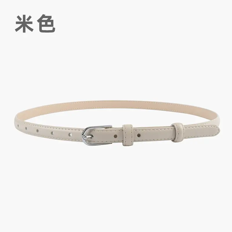 Black Genuine Leather Women's Belt for Jeans & Dress - Image 4