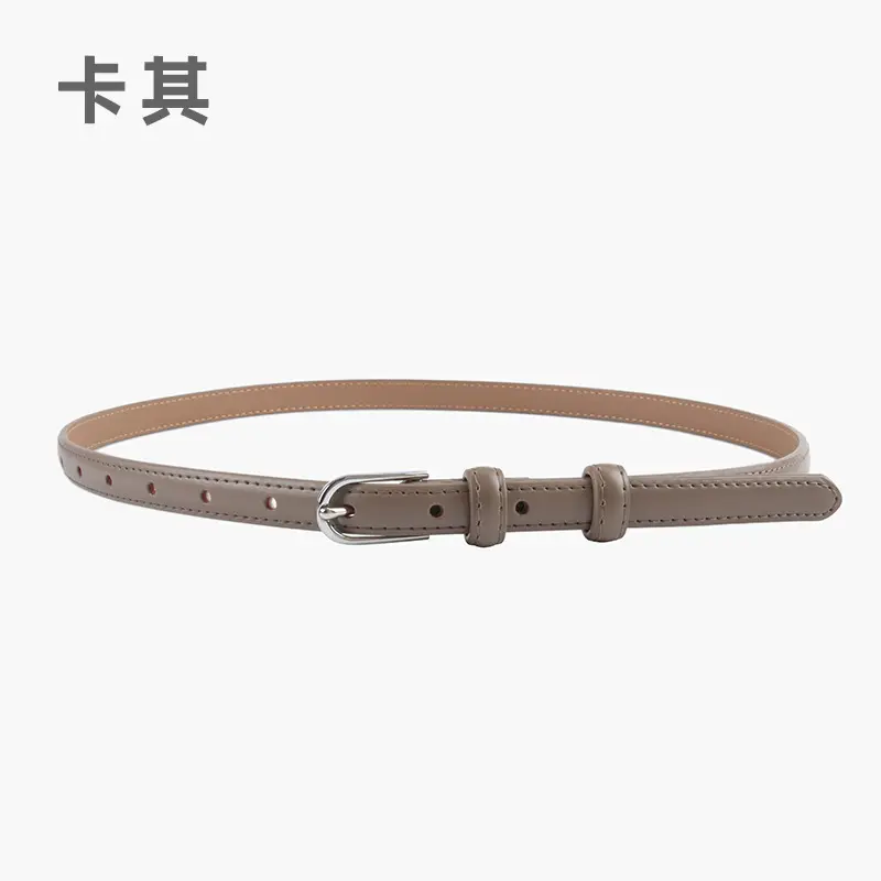 Black Genuine Leather Women's Belt for Jeans & Dress - Image 5