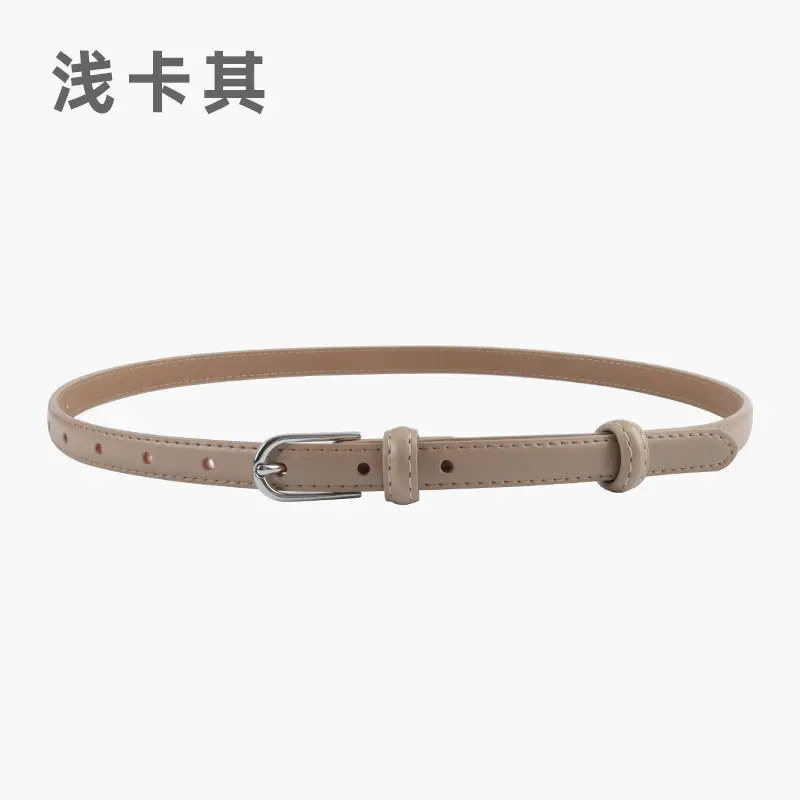 Black Genuine Leather Women's Belt for Jeans & Dress - Image 6