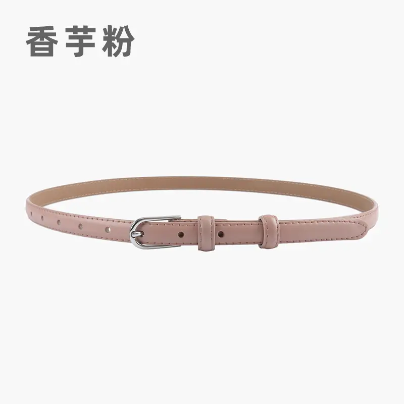 Black Genuine Leather Women's Belt for Jeans & Dress - Image 7