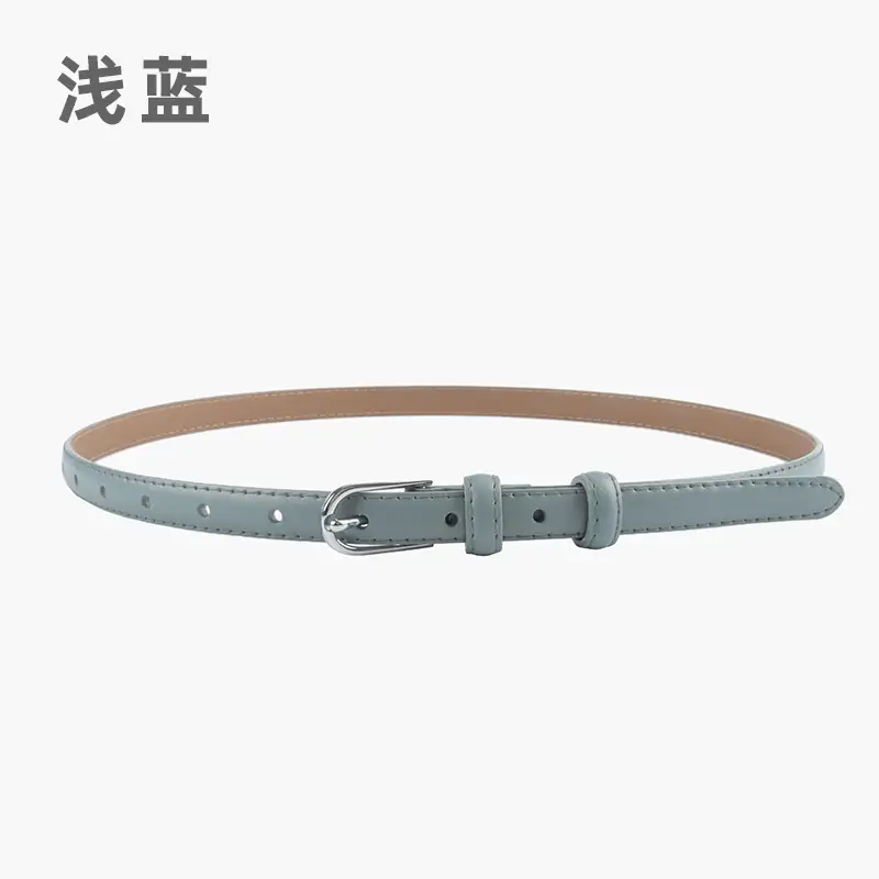 Black Genuine Leather Women's Belt for Jeans & Dress - Image 8