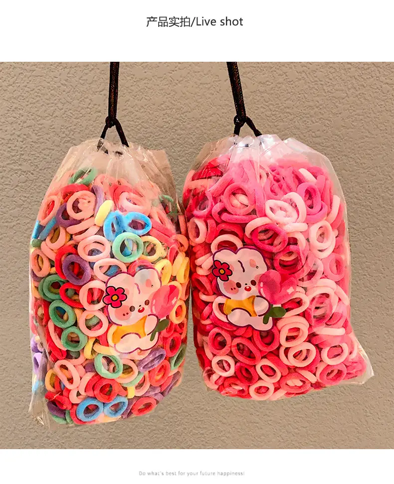 Children's Rubber Hair Bands for Girls High Pony Tails — feature 6