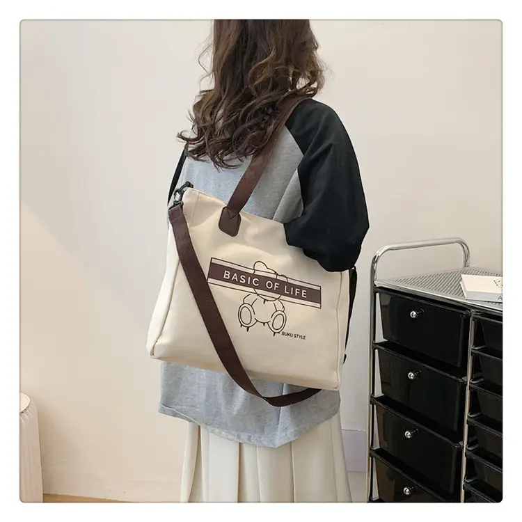 Women Canvas Commuter Bag Large Capacity Shoulder Crossbody — feature 4