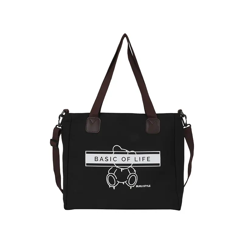 Women Canvas Commuter Bag Large Capacity Shoulder Crossbody