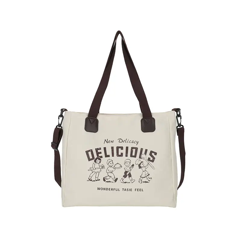 Women Canvas Commuter Bag Large Capacity Shoulder Crossbody