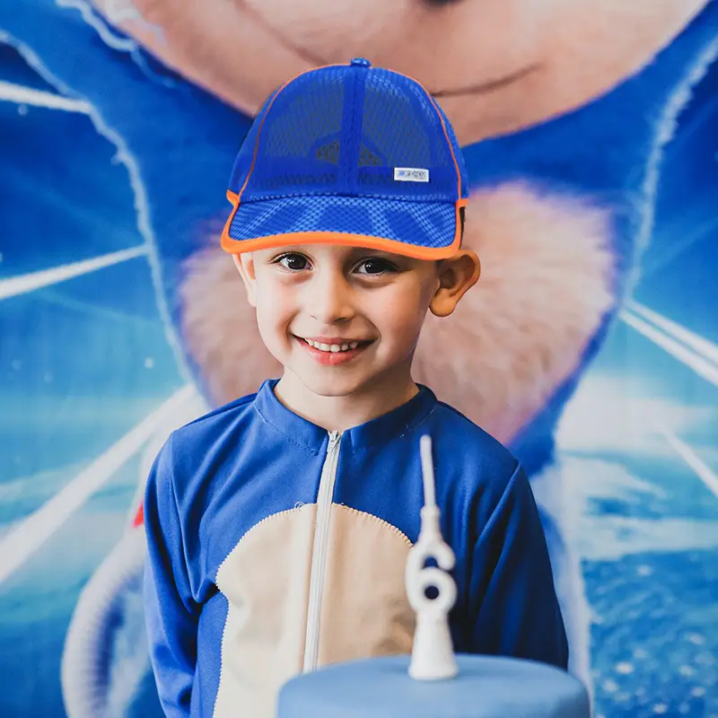 Orange Mesh Baseball Cap for Boys Girls Summer - Image 11