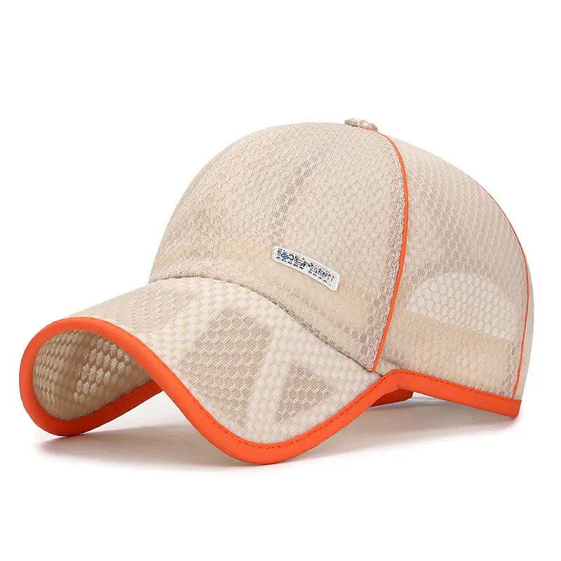 Orange Mesh Baseball Cap for Boys Girls Summer — feature 16