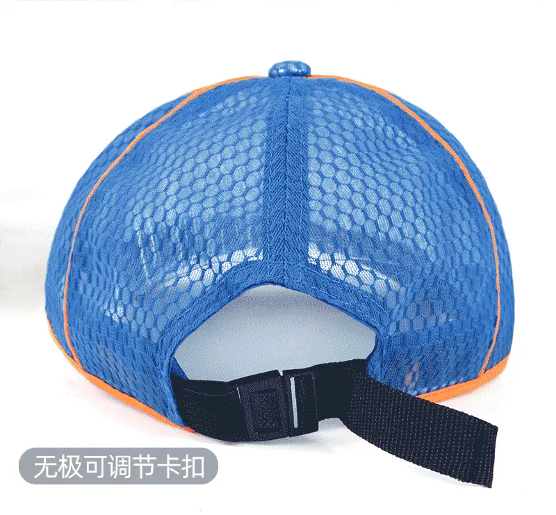 Orange Mesh Baseball Cap for Boys Girls Summer — feature 6