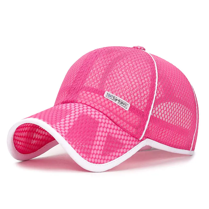 Orange Mesh Baseball Cap for Boys Girls Summer - Image 5