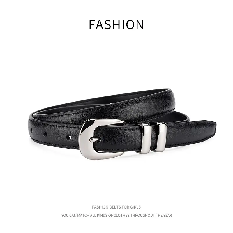 Brown Leather Belt for Women Business Fashion - Image 11