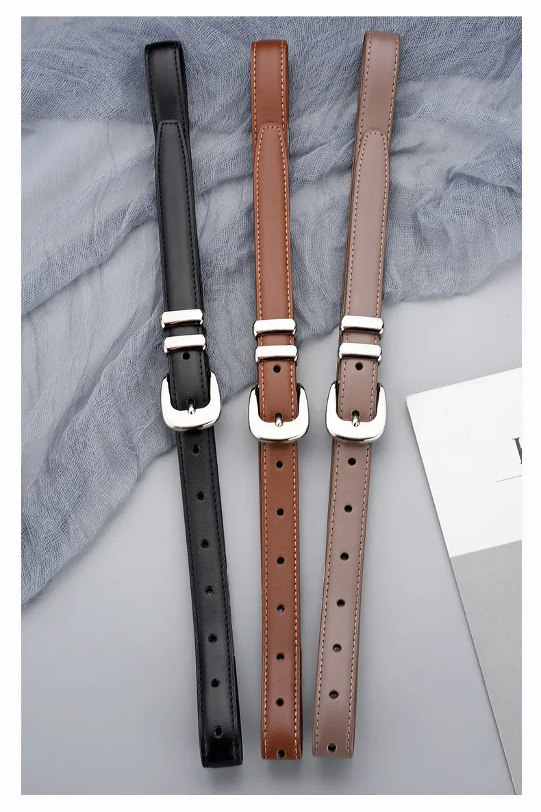 Brown Leather Belt for Women Business Fashion — feature 18