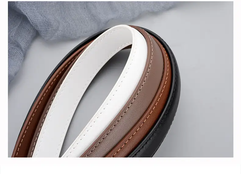 Brown Leather Belt for Women Business Fashion — feature 7